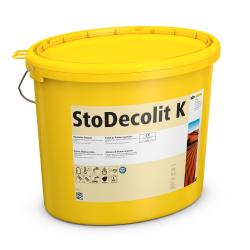 Штукатурка StoDecolit K 1,5 декоративная, белая, арт. 01301-001, интерьер, акрил, matt, 25 кг/уп.