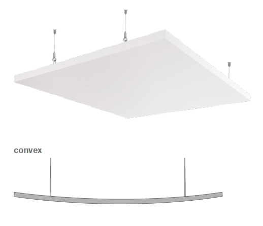 Остров OWAconsult Selecta convex 1200х1200х40 мм, белый, 1 шт./уп.