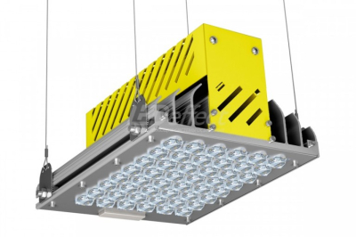 Свеьтильник подвесной взрывозащищенный Кедр Ех ССП 50W, 5300lm, 5000К, 328х225х147, КСС Г