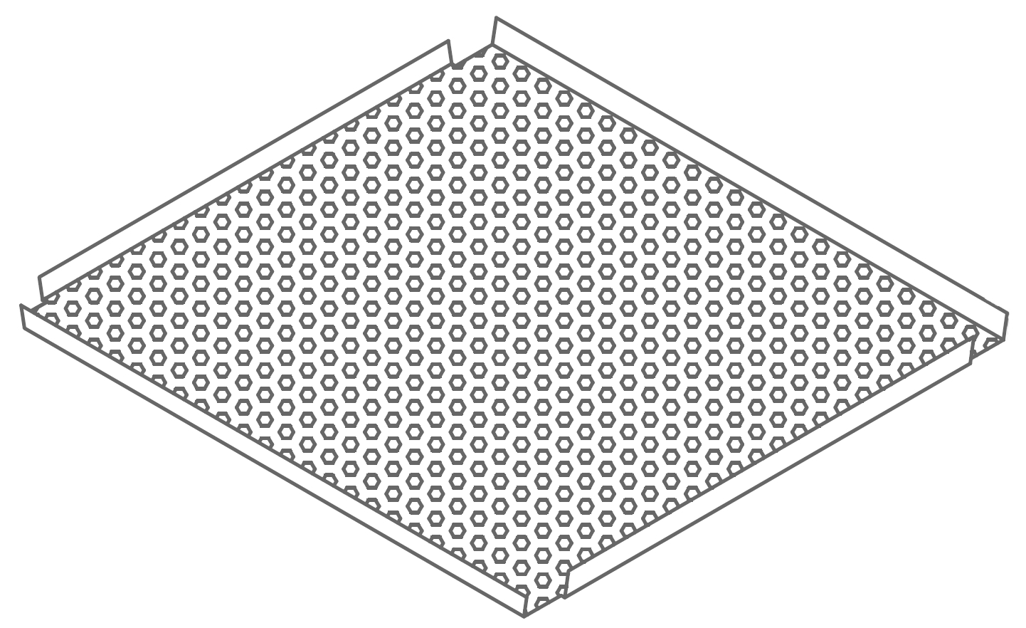 Панель Nr.5314X00001FF 600х600 мм, перф.