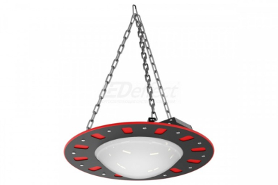 Светильник подвесной КEDR BUBBLE (ССП) 140W, 17200lm, 4000K, IP67, 445х135, КСС Д