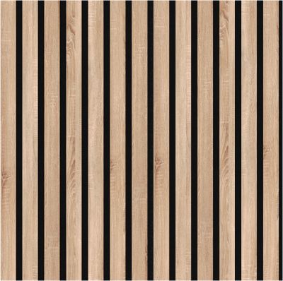 Панель Стеновая Акустическая МДФ Stella Trend Standart Дуб Сонома 2780х600х21 (1шт.упак.)