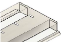 C-channel customised 64x150x64mm L=900mm RAL9004