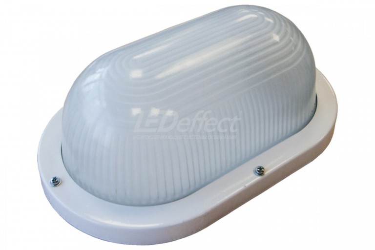 Светильник СССР 10W, 800lm, 5000K, IP65, 280х175х125, опал, ударопрочный 