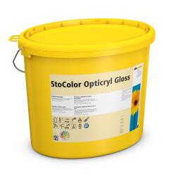 Краска StoColor Opticryl Gloss, белая, арт. 00030-001, интерьер, акрил, 15 л/уп.