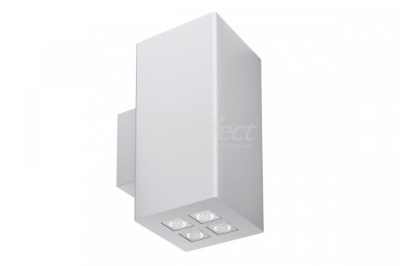 Светильник накладной Кубик Мини,  3W,  ↓ 340lm, 3000К,  IP67, 75х105х150, КСС Л1 126+126