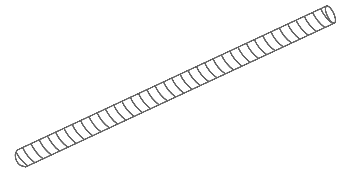 Шпилька Nr.8021, оцинк., d=6 мм, L=1000 мм, 100 шт./уп.