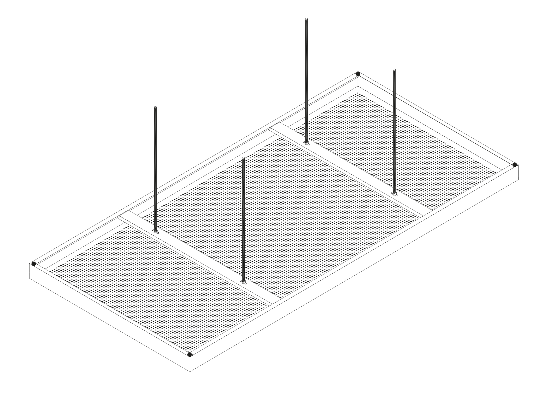 Потолочная система Durlum DUR-SOLO RAFT CEILING TYPE 1