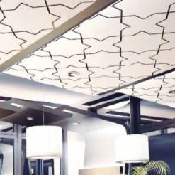 Дизайнерский мозаичный потолок типа hook on 3D PERFO PUZZLE PZ-400