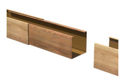 Соединитель профиля для КР Ш50/В100 Honey Wood Al 0,4