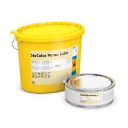 Краска StoColor Puran Satin, белая, арт. 00080/001, интерьер, полиуретан, 16,5 кг/уп.