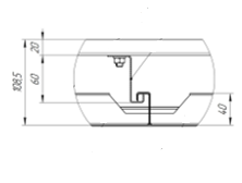Профиль монтаж. U-образ. МS 302015 US11/50 ОЦ L=3000