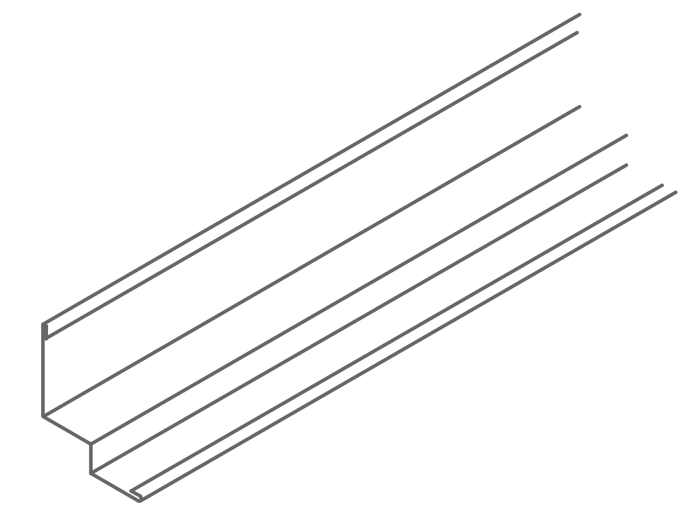 Уголок Nr.50/15G периметральный, 33х30х15 мм, белый, L=3,05 м, 35 шт./уп.