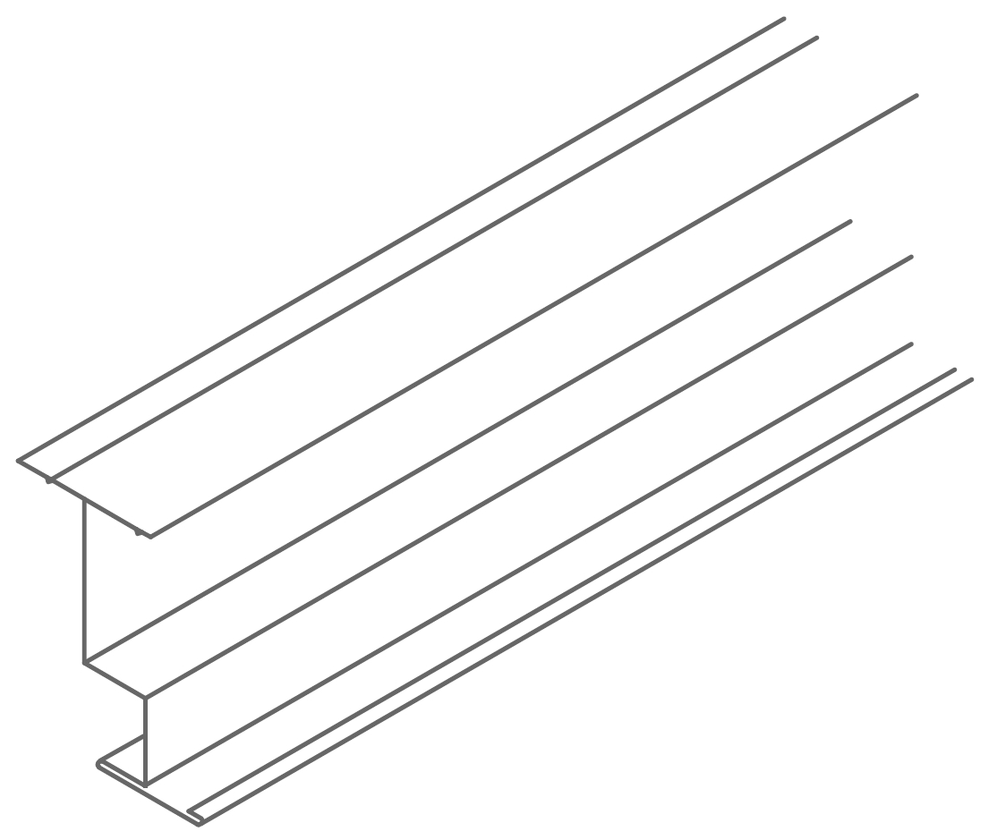 Профиль Nr.63 Z-обр., 55х19 мм, оцинк., белый, L=4 м, 10 шт./уп.