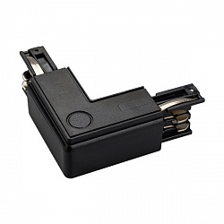 Коннектор угловой LGD-4T питание по внутренней стороне, 100х100х33mm, черный