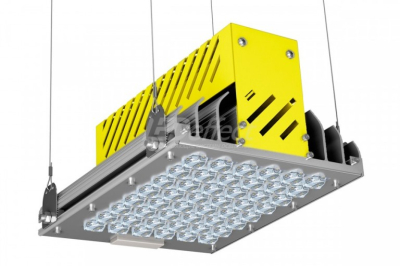 Свеьтильник подвесной взрывозащищенный Кедр Ех ССП 100W, 10500lm, 5000К, 348х225х147, КСС Г