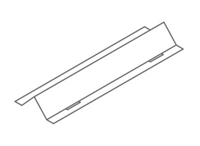 Планка Nr.8040 стабилизирующая, оцинк., длина 1120 мм, 25 шт./уп.