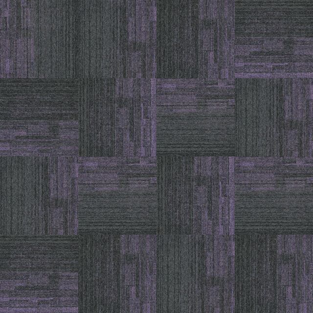 Ковровая плитка Interface (Интерфейс) Works Geometry 4278008 Violet 0,5 x 0,5m