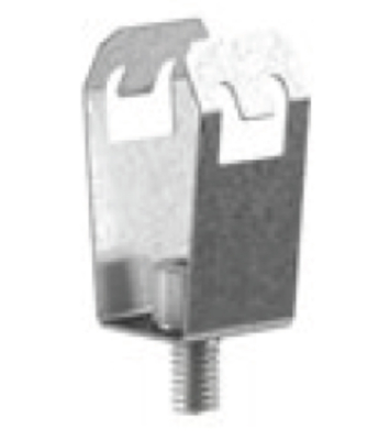 Крепление Baffle к траверсе, комплект (клипса, болт M6), арт. 283330, 24 шт./уп.