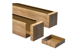 Заглушка 50х150 Honey Wood Al 0,4