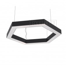 Светильник подвесной LBX-HOLE-HEXA-1500-P 107W, 9737lm, 3000/4000/5000K, квадрат, 1500x1299x100мм