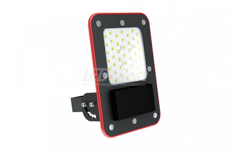 Светильник настенный Тополь Мини 30W, 3600lm, 5000R, IP67, 224х165х62, КСС Д