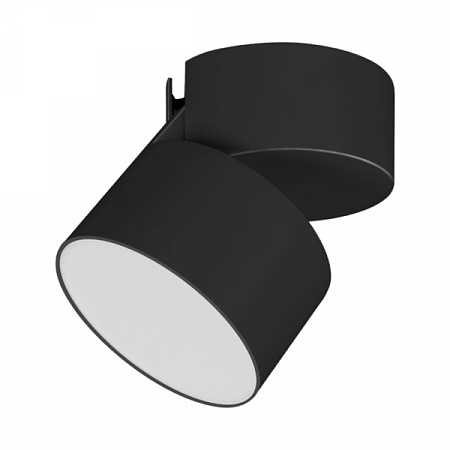 Светильник накладной поворотный SP-RONDO-FLAP 16W, 1120lm, 4000K, Ø95x55mm, черный