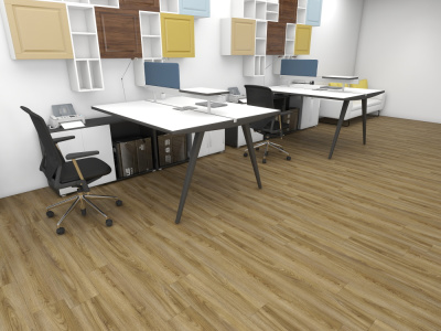 ПВХ плитка KBS floor (КБС флоор) Wood collection Sourdon Oak VL88088 4,0 мм / 0,55 мм / 187х1227 мм, упак.2,294м2 Коричневый