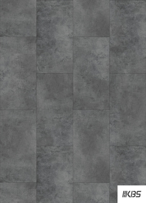 ПВХ плитка Stone collection Dark Concrete VL 89706-007 4,0 мм / 0,55 мм / 600х600 мм, упак.2,88м2 KBS floor (КБС флоор)