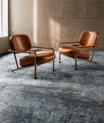 Ковровая плитка BLOQ (БЛОК) Trinity Sensity 503 Deep Sea 0.5x0.5 m 100% ПОЛИАМИД Solution dyed made by Aquafil