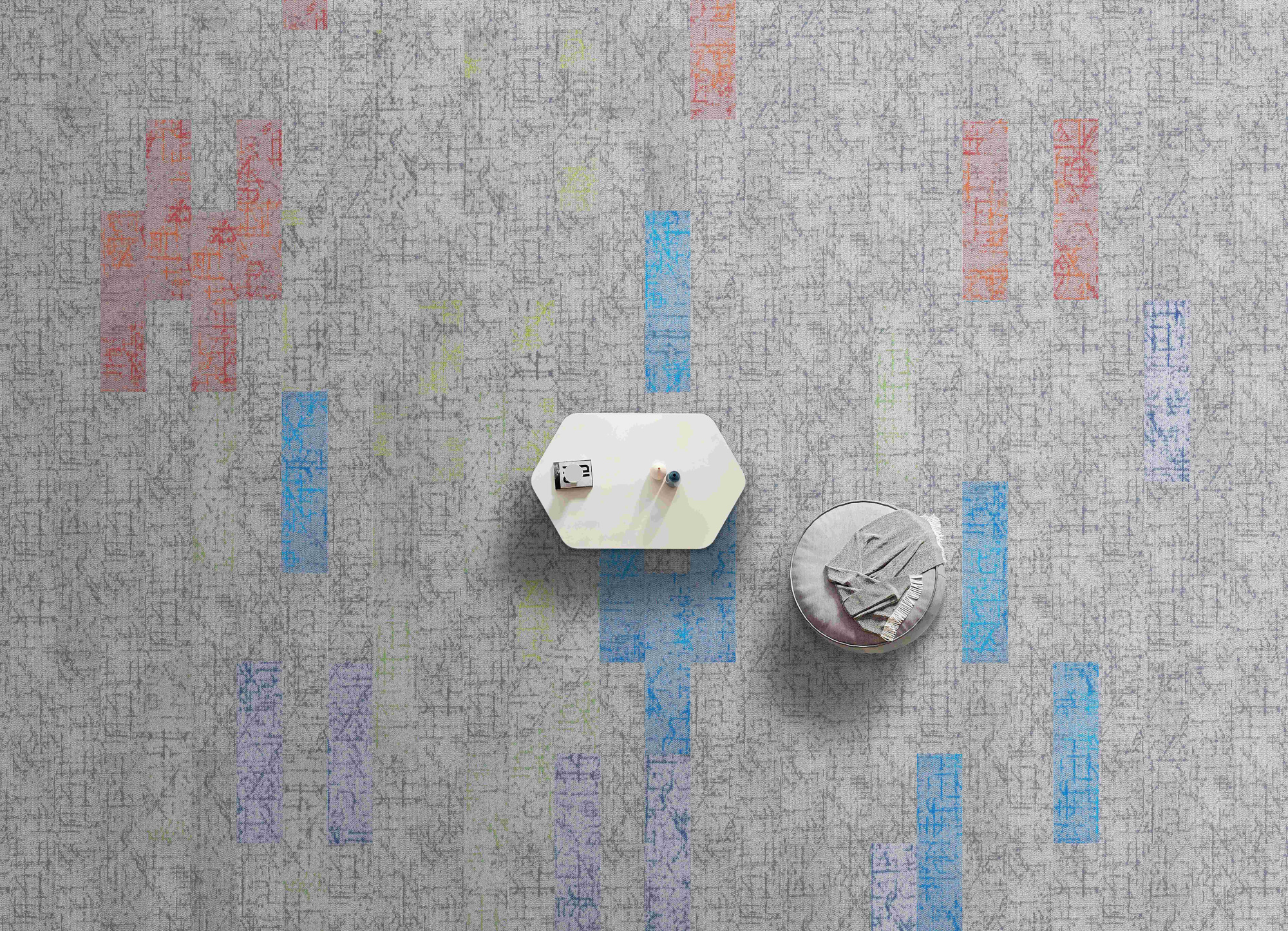 Ковровая плитка Innovflor Memories 08 0.25*1 м Серый