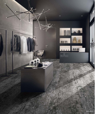 Ковровая плитка Innovflor Nature 01 0.5*1.00 м 100% ПОЛИАМИД Solution dyed Серый