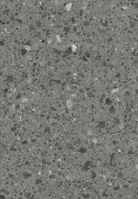 ПВХ плитка KBS floor (КБС флоор) Stone collection Medium Terrazzo VL89706-019 4,0 мм / 0,55 мм / 600х600 мм, упак.2,88м2 Серый
