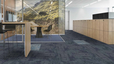 Ковровая плитка Innovflor Rebirth 08 0.5*0.5 м 100% ПОЛИАМИД Solution dyed Серый