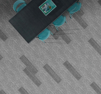 Ковровая плитка Innovflor Harvest 05 0.25*1.00 м 100% ПОЛИАМИД Solution dyed Серый, темный