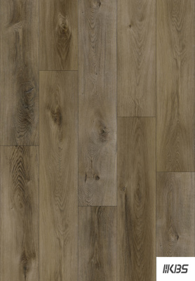 ПВХ плитка KBS floor (КБС флоор) Wood collection European Oak KBS 305L-11 2,5мм / 0,55 мм / 187х1219 мм, упак.3,647м2 Коричневый