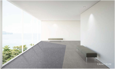 Ковровая плитка Innovflor Calmly 01 0.5*0.5 м 100% ПОЛИАМИД Solution dyed Серый, светлый