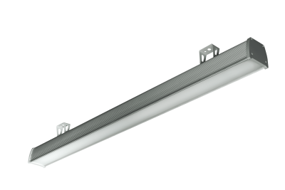 Светильник промышленный  PR 58W, 6500lm, 5000K, IP65, (650х81х100), Transparentl, серый