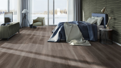 ПВХ плитка Tarkett Deep House Ralph 225х1400  Коричневый