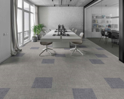Ковровая плитка Innovflor Calmly 02 0.5*0.5 м 100% ПОЛИАМИД Solution dyed Серый