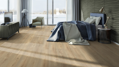 ПВХ плитка Tarkett Deep House Laura 225х1400  Коричневый, светлый