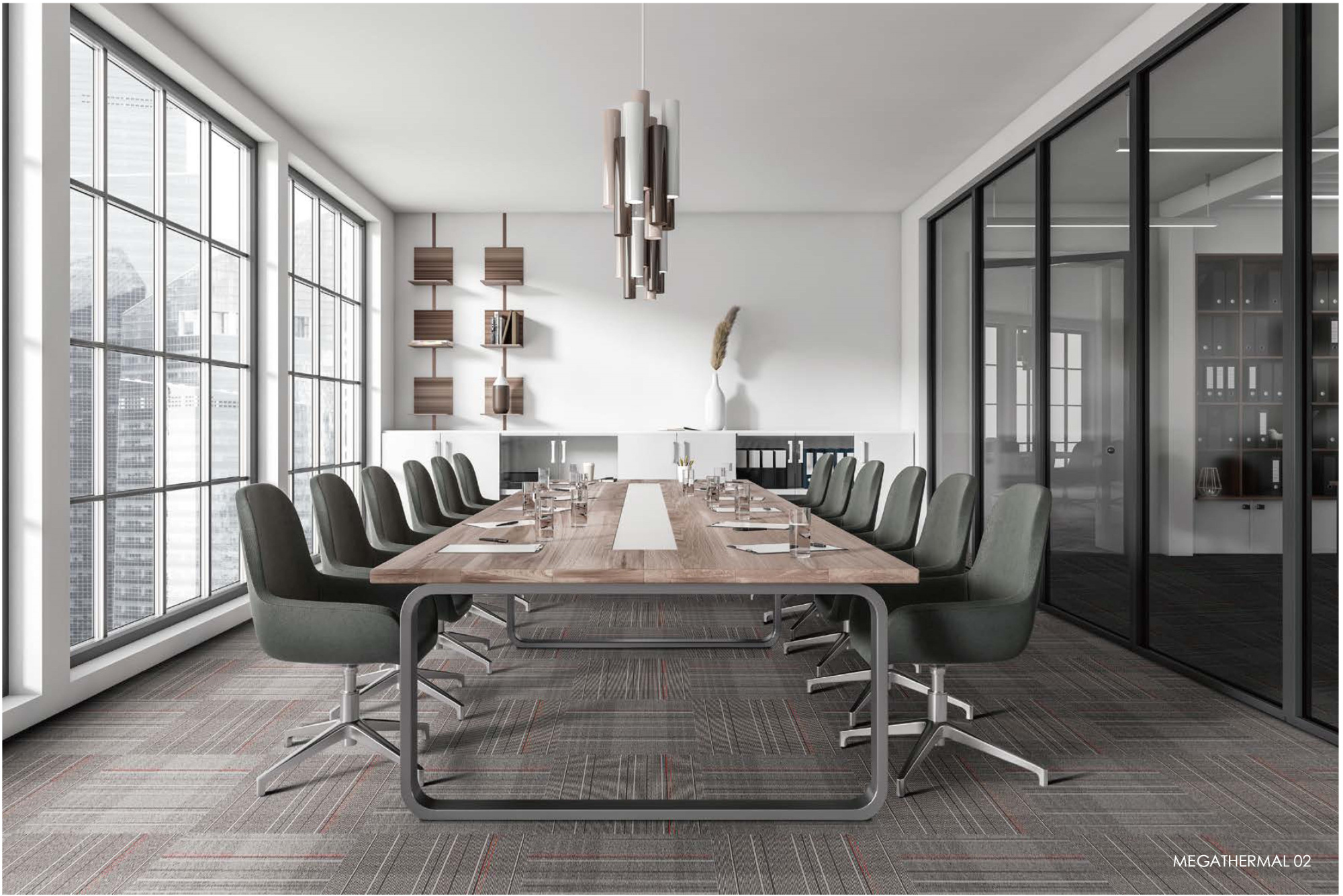 Ковровая плитка Innovflor Megathermal 02 0.5*0.5 м Коричневый