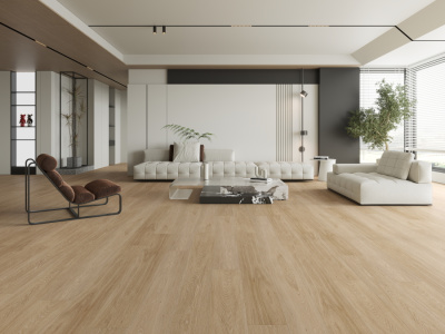 ПВХ плитка KBS floor (КБС флоор) Wood collection Light Oak CDW 1064L-01  2,5мм / 0,55 мм / 187х1219 мм, упак.3,647м2 Коричневый