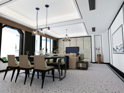 ПВХ плитка KBS floor (КБС флоор) Stone collection Terrazzo K822002-A 4,0 мм / 0,55 мм / 600х600 мм, упак.2,88м2 Серый