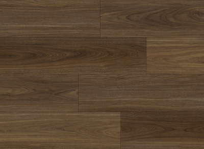 ПВХ плитка KBS floor (КБС флоор) Wood collection American Walnut CDW 2305 4,0 мм / 0,55 мм / 187х1227 мм, упак.2,294м2 Коричневый