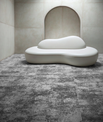 Ковровая плитка BLOQ (БЛОК) Trinity Sensity 902 Pietra Grey 0.5x0.5 m 100% ПОЛИАМИД Solution dyed made by Aquafil