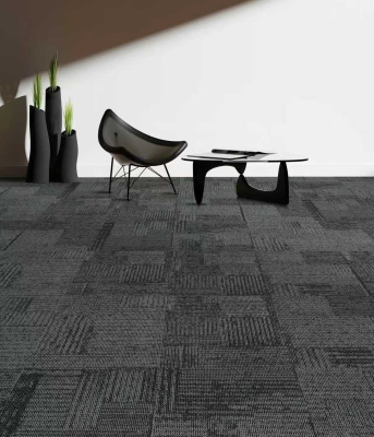 Ковровая плитка Innovflor Universe 06 0.5*0.5 м 100% ПОЛИАМИД Solution dyed Серый, темный
