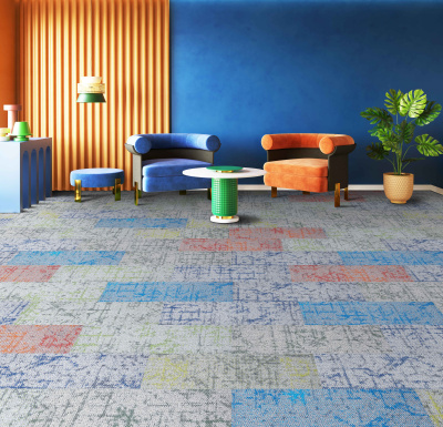 Ковровая плитка Innovflor Memories 10 0.25*1 м 100% ПОЛИАМИД Solution dyed Серый