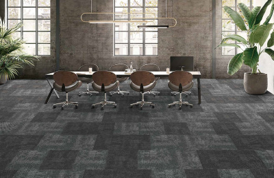 Ковровая плитка Innovflor Ice 07 0.5*0.5 м 100% ПОЛИАМИД Solution dyed Серый, темный