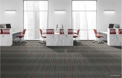 Ковровая плитка Innovflor Megathermal 08 0.5*0.5 м 100% ПОЛИАМИД Solution dyed Серый